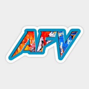 AFV multi color Sticker